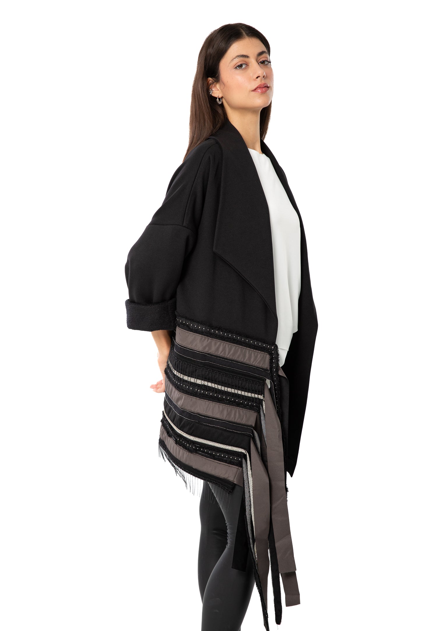 Long Over Sized Black Jacket