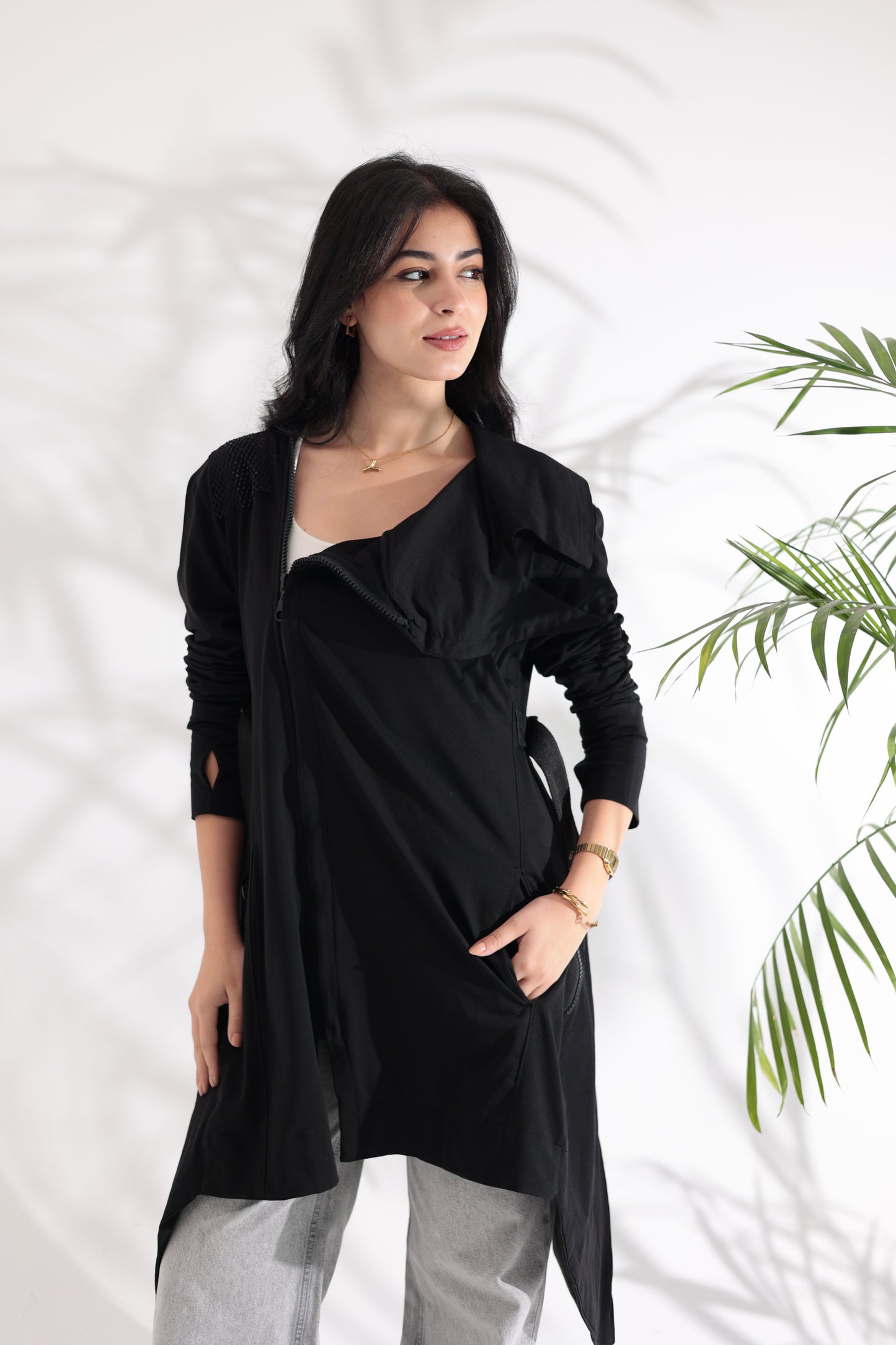 Active Black Cardigan