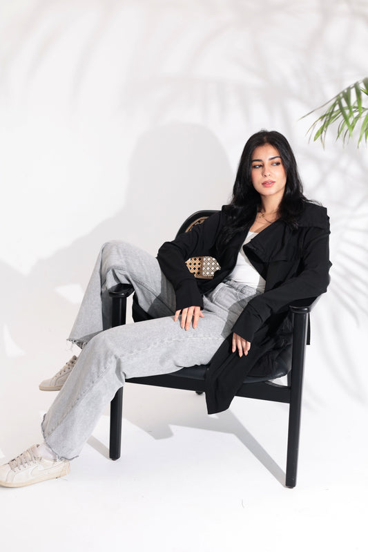 Active Black Cardigan