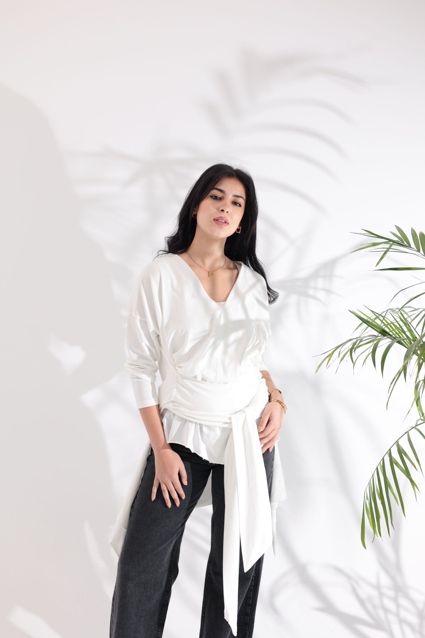 Wrapped White T-shirt