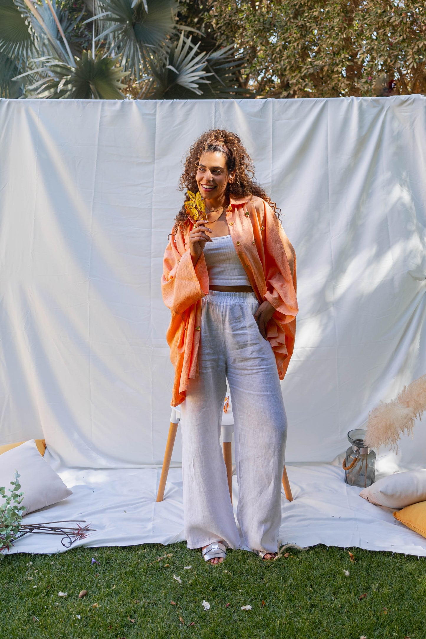 Loose Shirt - Orange