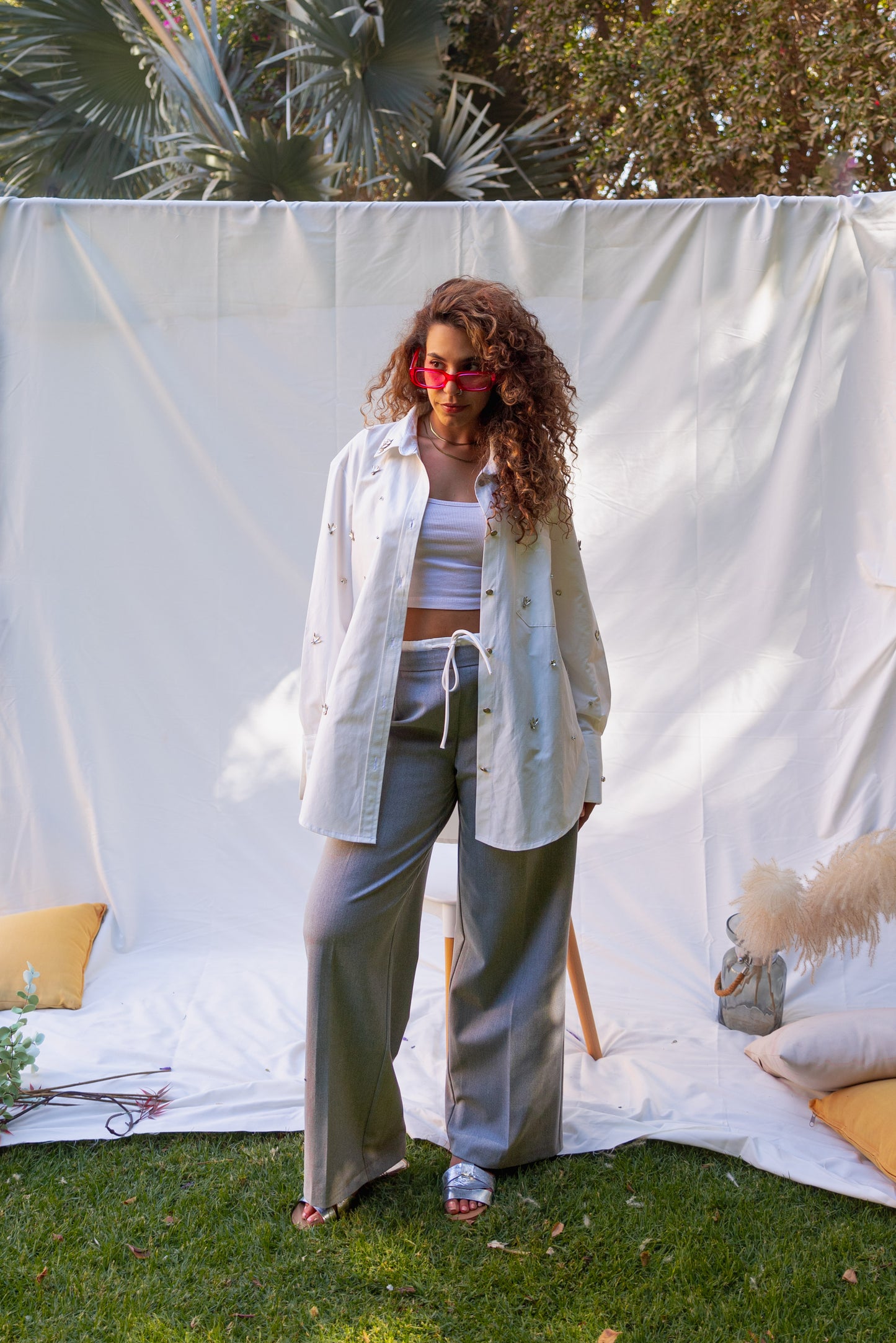 Poplin Diamond Shirt