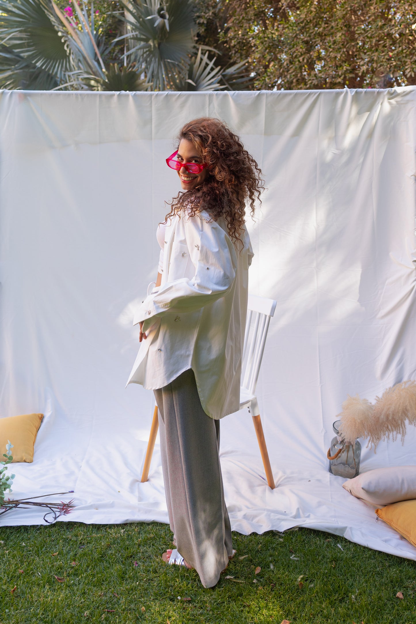 Poplin Diamond Shirt