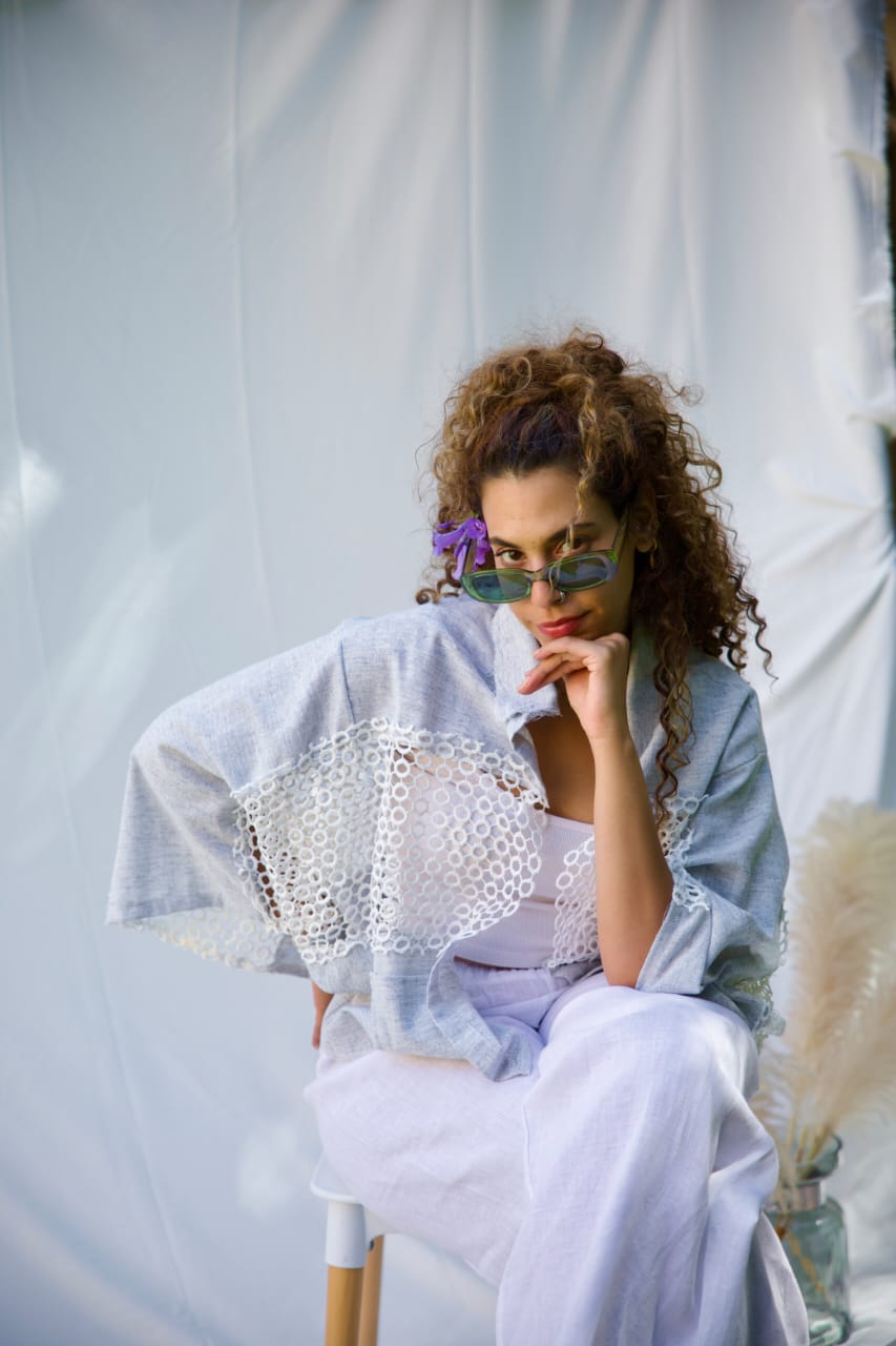 Linen Net Jacket