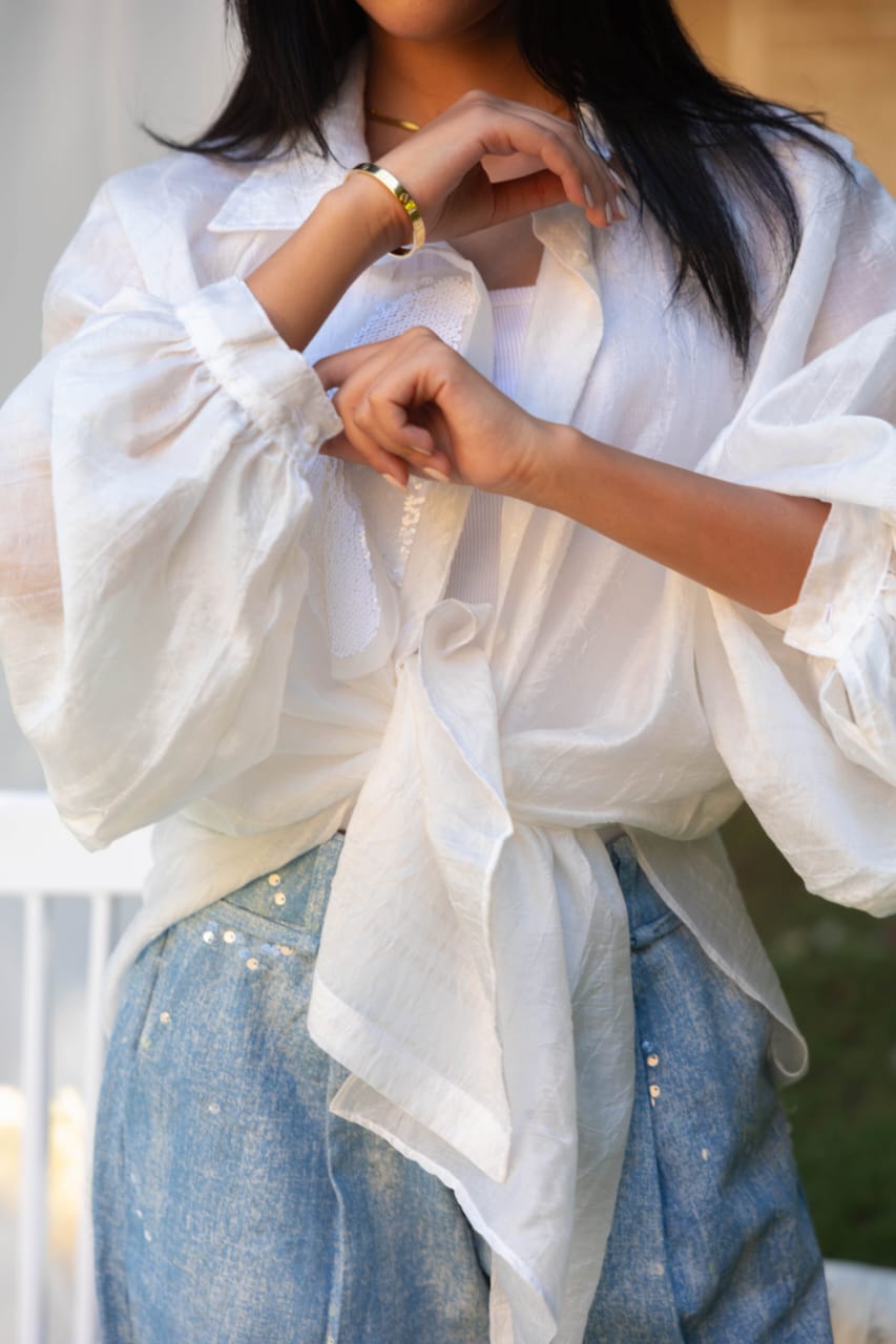 Organza Puffy Shirt
