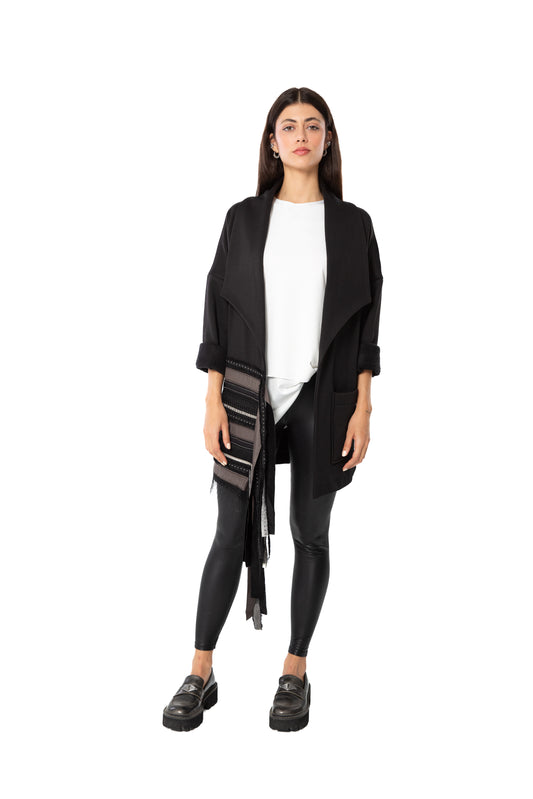 Long Over Sized  Black Jacket