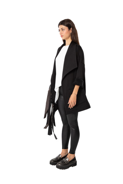 Long Over Sized  Black Jacket