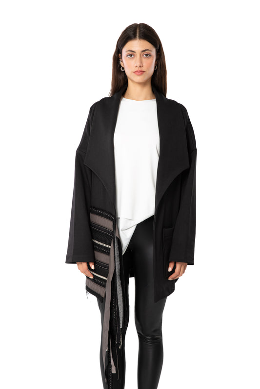 Long Over Sized  Black Jacket