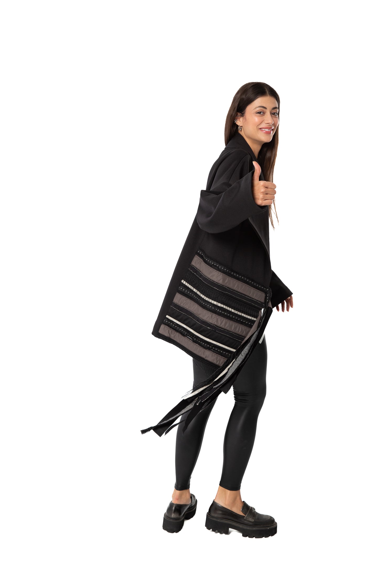 Long Over Sized  Black Jacket