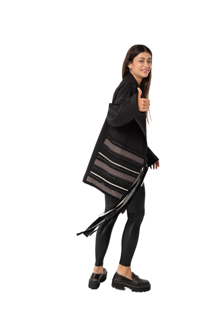 Long Over Sized  Black Jacket