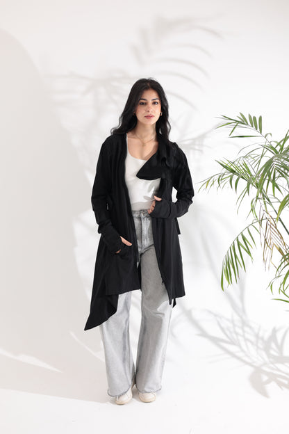 Active Black Cardigan