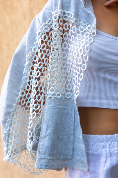 Linen Net Jacket