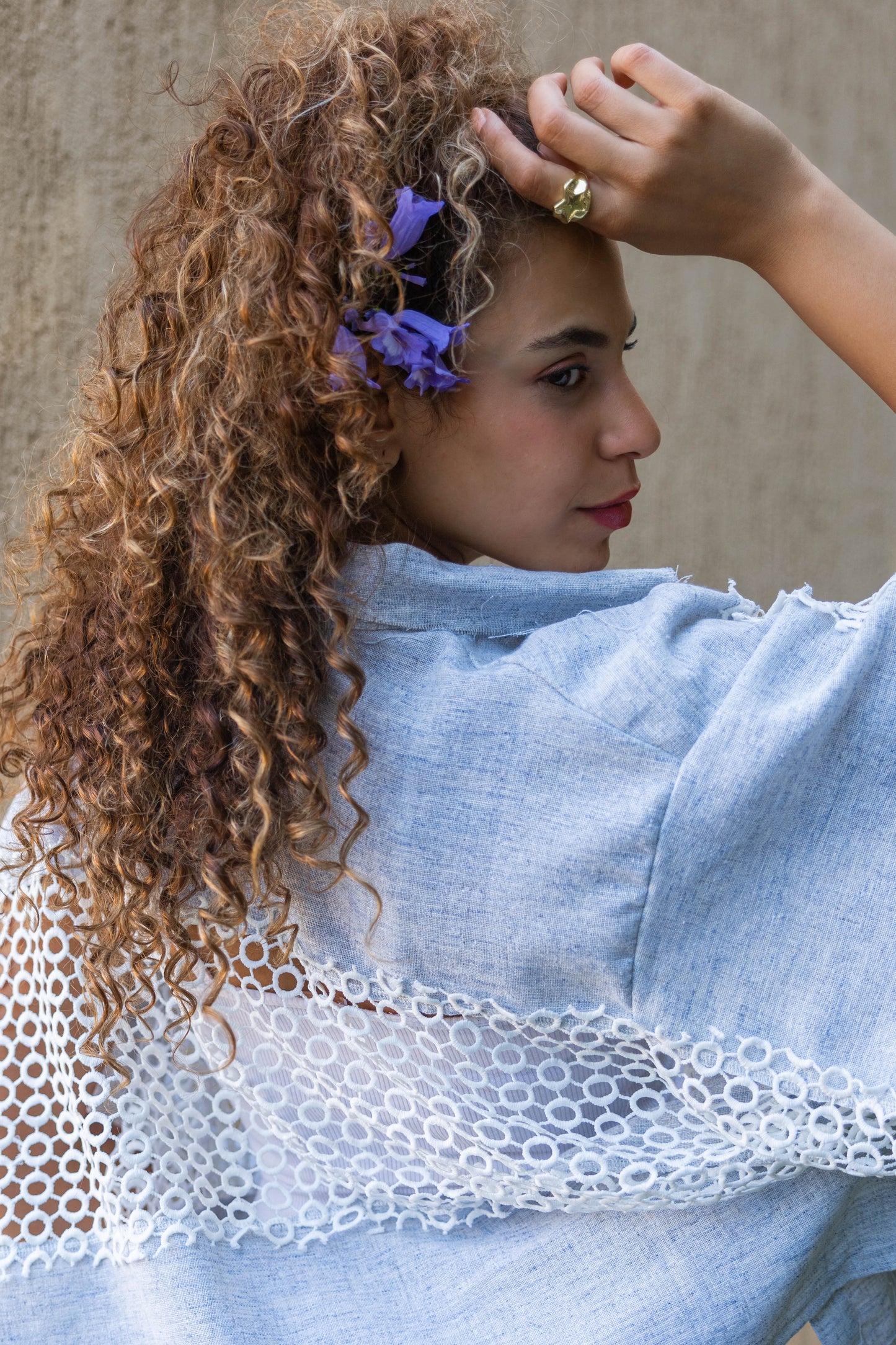 Linen Net Jacket