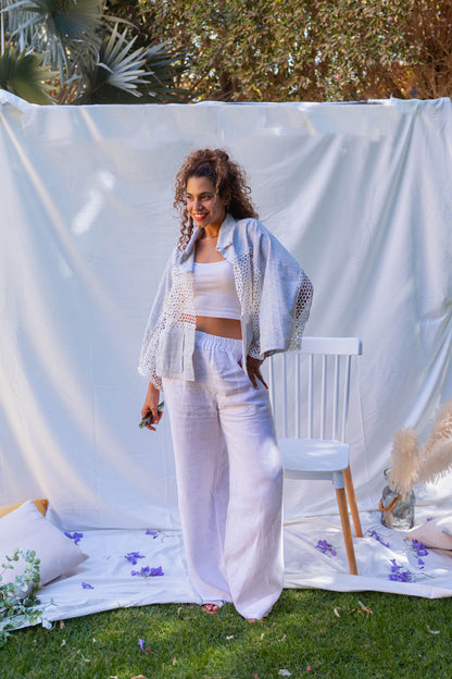 Linen Net Jacket