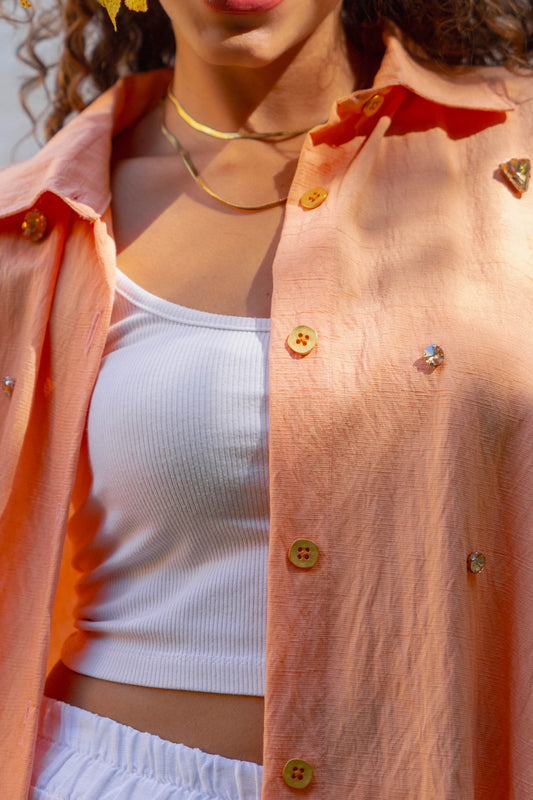 Loose Shirt - Orange