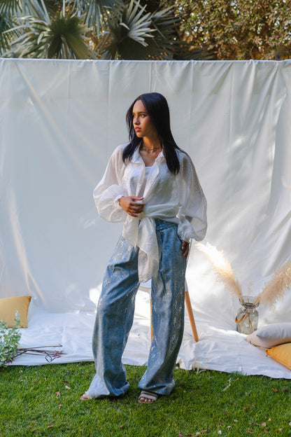 Organza Puffy Shirt