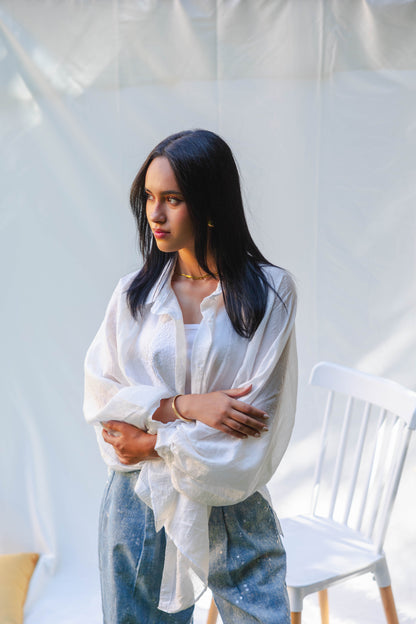 Organza Puffy Shirt