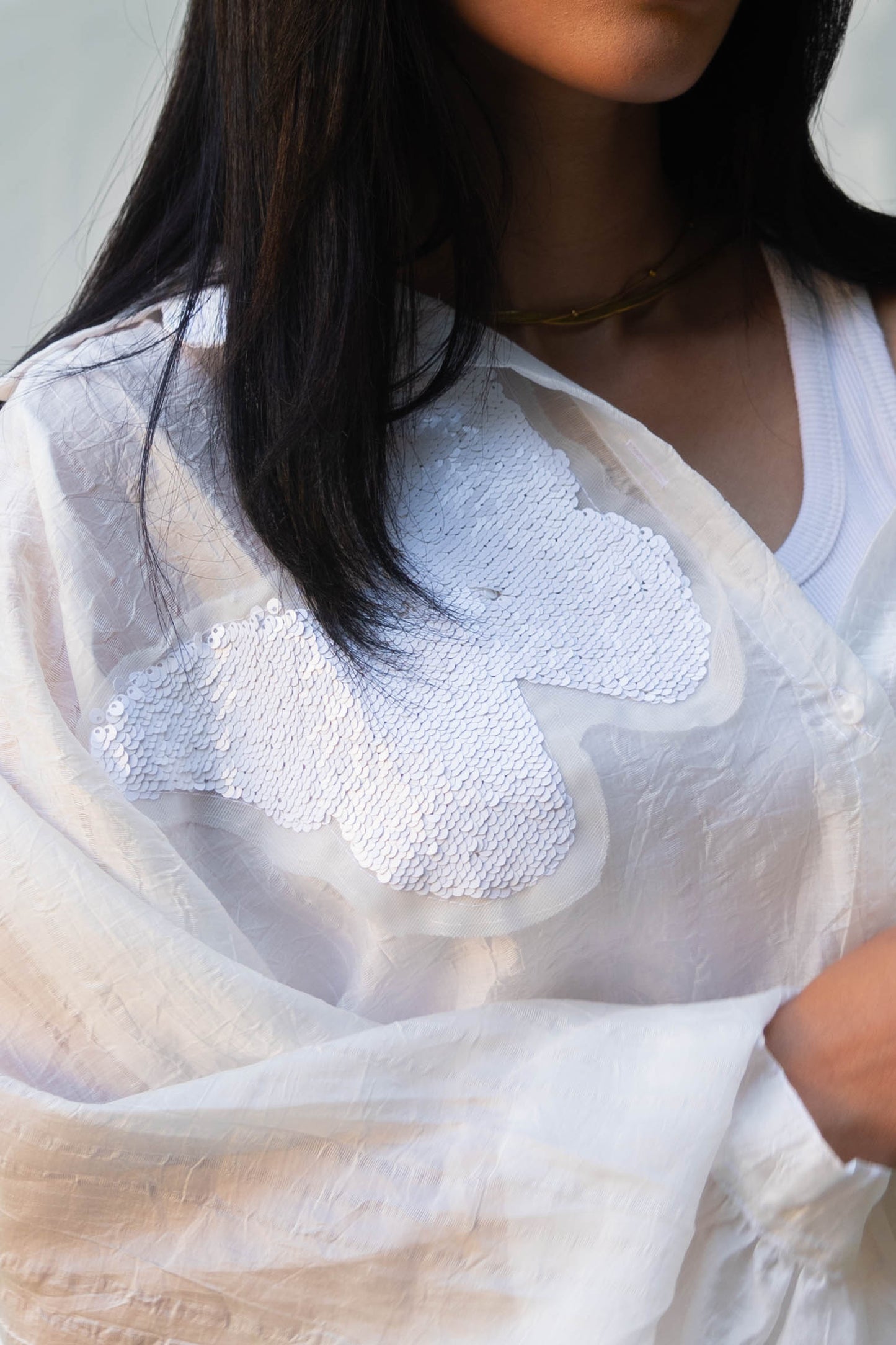 Organza Puffy Shirt