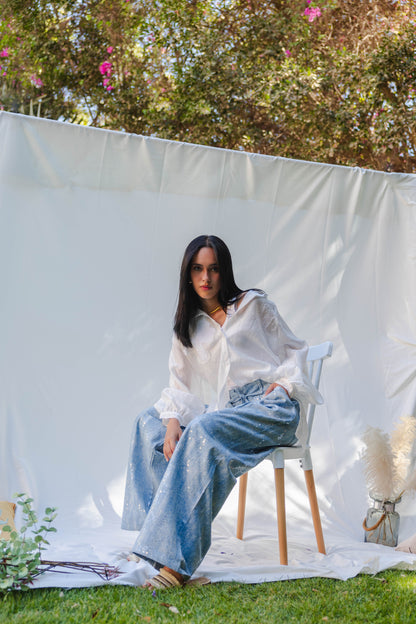 Organza Puffy Shirt