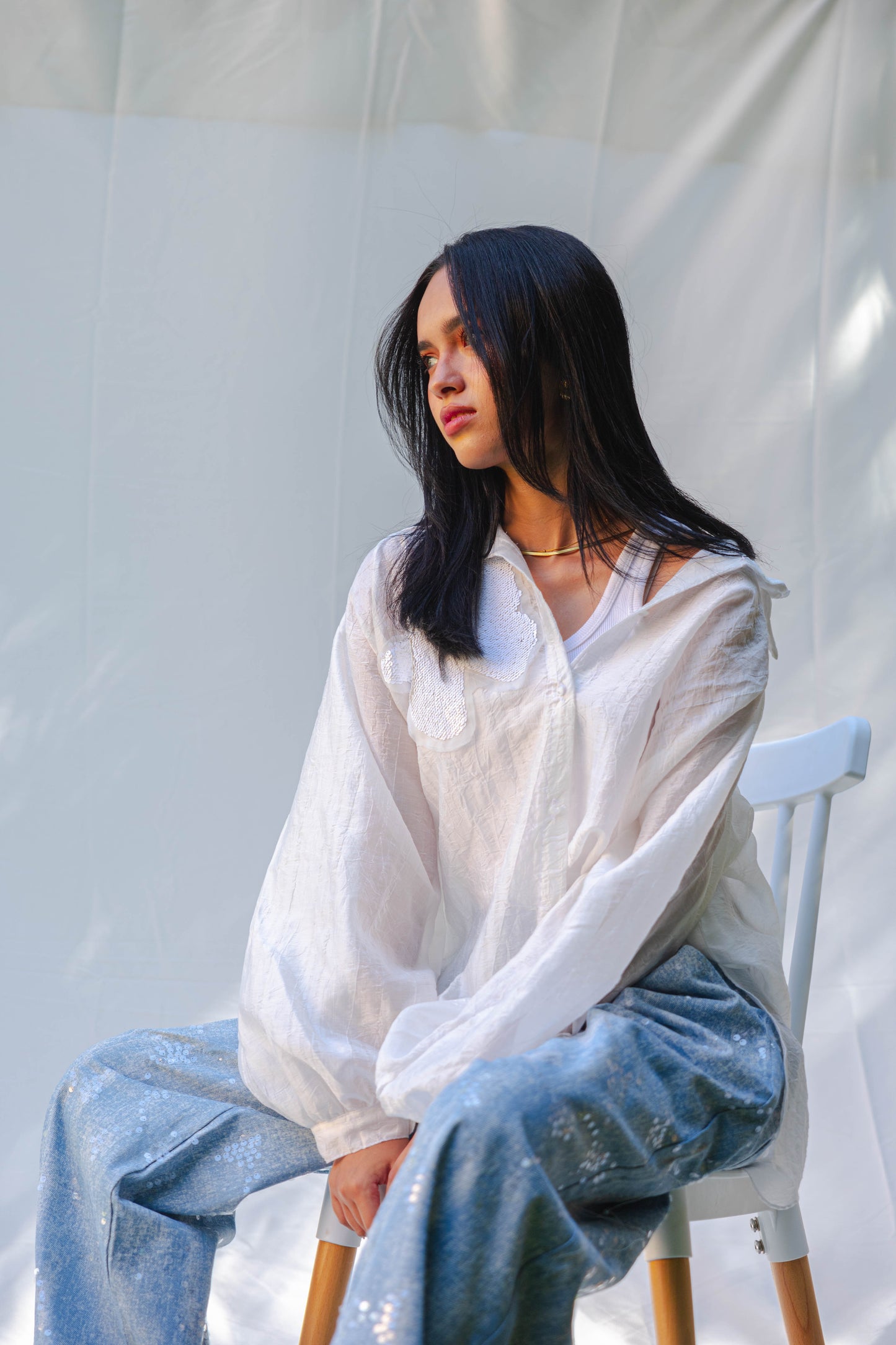 Organza Puffy Shirt