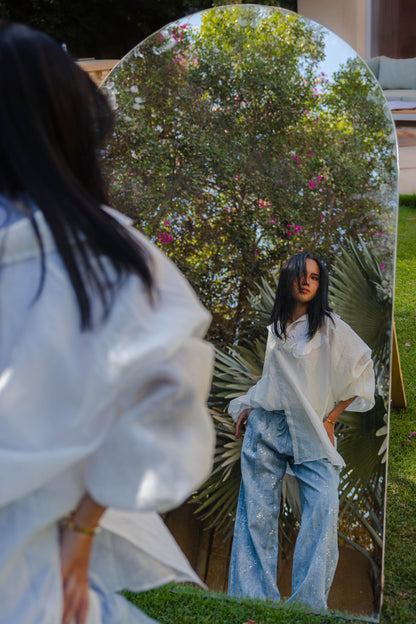 Organza Puffy Shirt