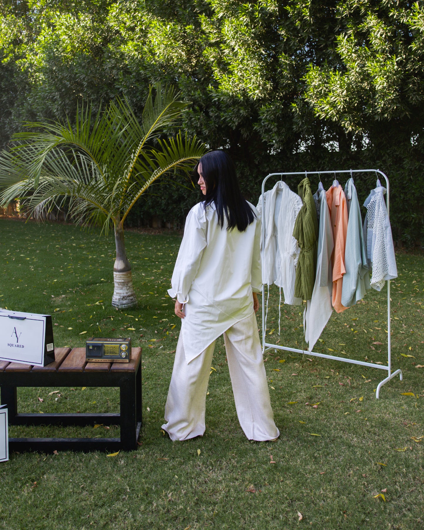 Golden Bow Poplin Shirt