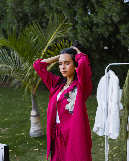 Light Fuchsia Blazer