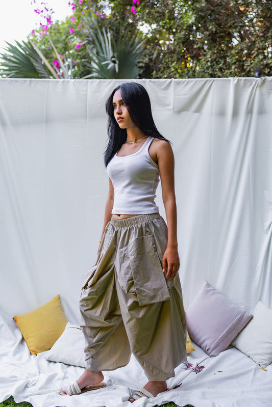 Beige Pants