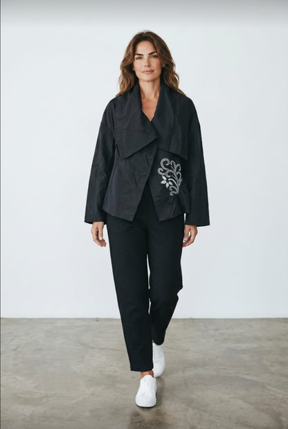 Black Soft Cardigan