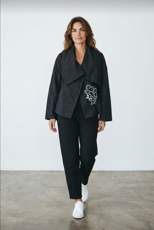 Black Soft Cardigan