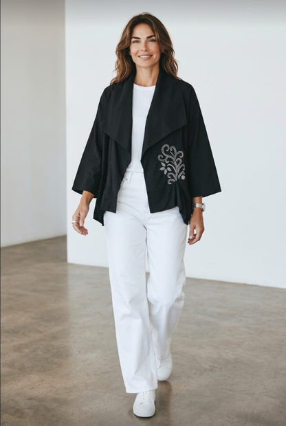 Black Soft Cardigan