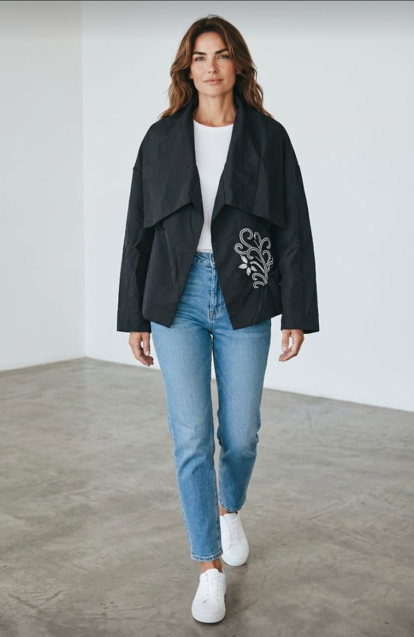 Black Soft Cardigan