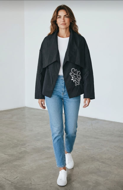 Black Soft Cardigan
