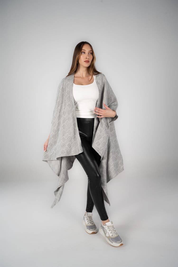 Grey Wool Cardigan